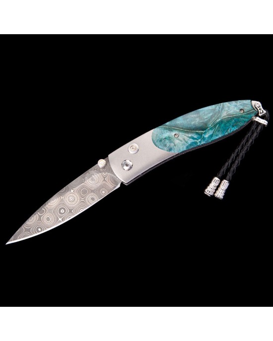 William Henry Monarch Teal Pocket Knife